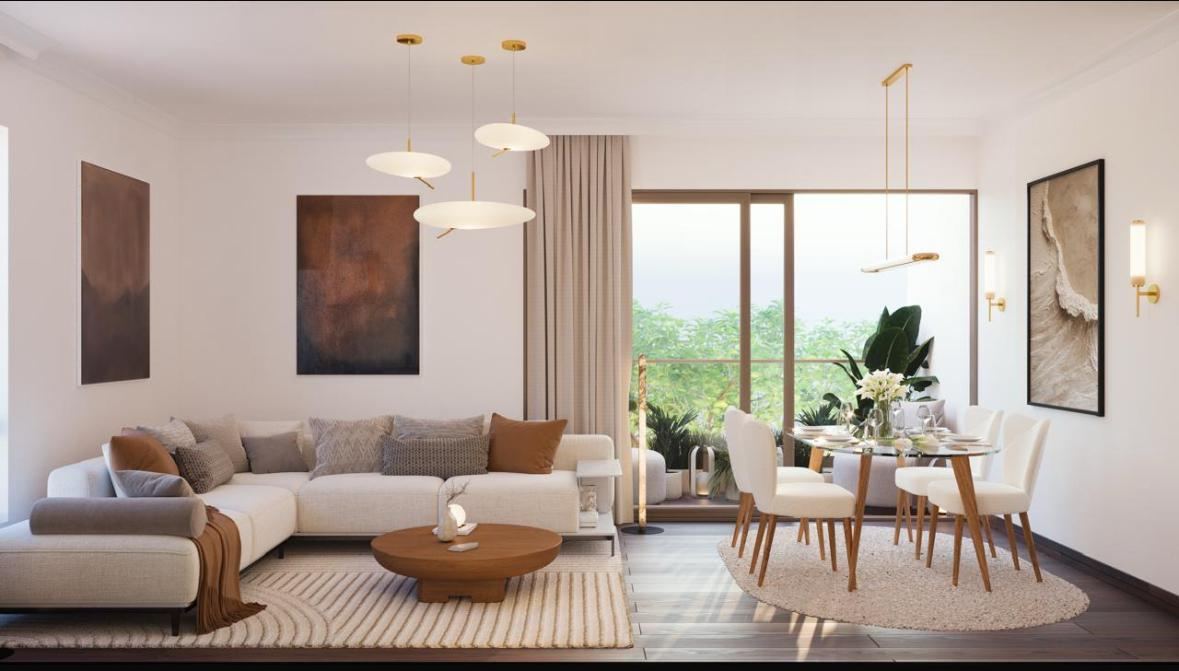 Lavender Oaks Kitisuru living and dining interior design by Art Le Chic