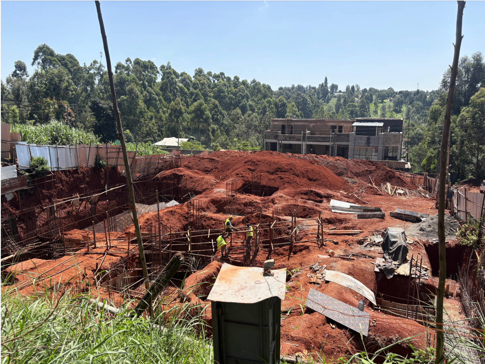 Lavender Oaks Kitisuru construction site progress — Art Le Chic interior design project